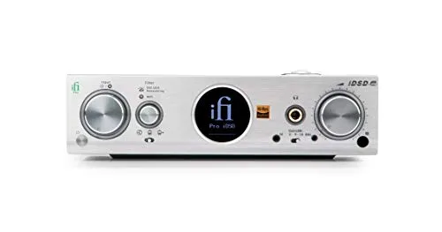 IFi Pro iDSD Desktop DAC/Valvole/Stato solido/Amplificatore per cuffie/Streamer audio wireless/USB/SPDIF/Ingressi ottici per stereo di casa- Aggiornamento per l'home entertainment (connessione 2.5mm)