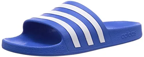 Adidas Adilette Aqua, Ciabatte Unisex-Adulto, True Blue Ftwr White 000, 43 EU