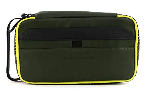 Necessaire Piquadro tessuto verde