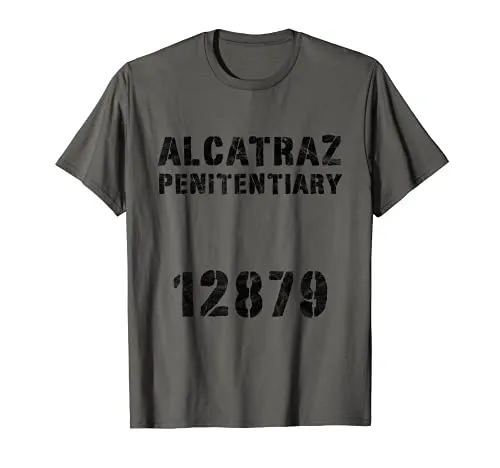 Alcatraz - Costume da carcere, colore: arancione Maglietta