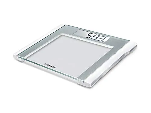Soehnle 63859 Pesa Persona Elettronica Style Sense Comfort 200 180 kg, Bianco, 36.8 x 34.9 x 5.3 cm