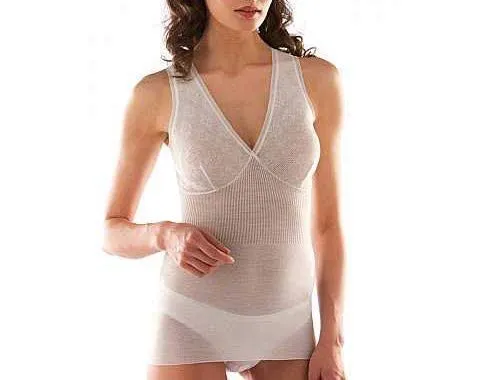 LIABEL maglia donna intima misto lana spalla larga forma seno mod 051 436 (6 - XL - IT 50 - UK 40)