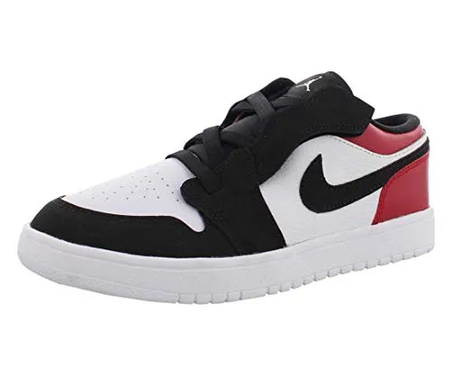 Nike Jordan 1 Low Alt (PS), Scarpe da Ginnastica Basse Bambino, Multicolore (White/Black/Gym Red 116), 29.5 EU