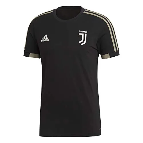 adidas Juve, T-Shirt Uomo, Nero/Clay, S