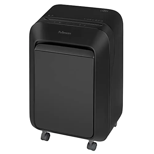 Fellowes distruggi documenti a microframmento LX211, 15 fogli, per uso personale e piccolo ufficio, con tecnologia 100% Antiinceppamento e Safesense