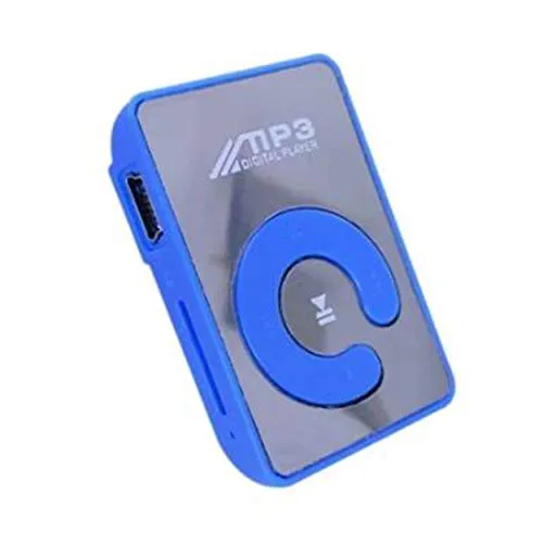 Lorenlli Lettore MP3 Mini Clip a specchio Sport portatile Lettore musicale digitale USB Micro SD TF Card Media Player