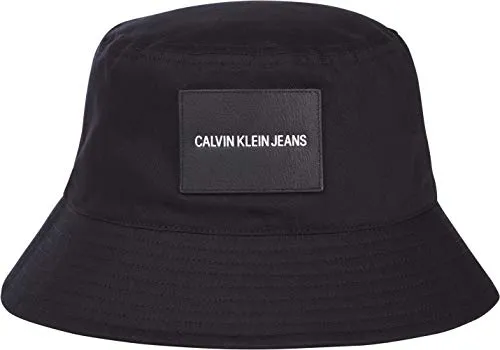 Calvin Klein Jeans INST Bucket Cappellino da Baseball, Nero, Taglia Unica Uomo