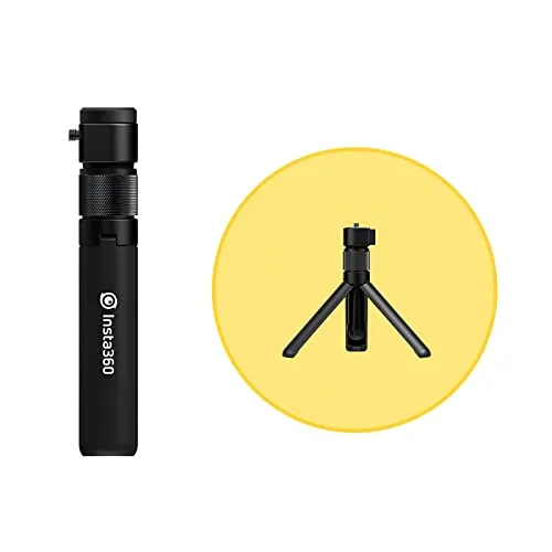 Insta360 Impugnatura Bullet Time Ergonomica con Treppiedi Integrato Compatibile con Insta360 ONE e ONE X