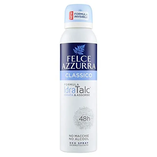 Felce Azzurra - Deodorante Spray Classico con Formula IdraTalc, Efficacia 48 Ore, Non Macchia - 150 ml