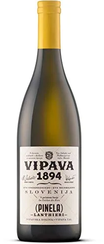 Vipava 1894 Lanthieri Pinela 2017, vino bianco secco (frutti bianchi e tropicali, lusinghiero al palato, strutturato, di lunga persistenza), vino di qualità ZGP (0,75l)