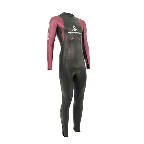 Aqua Sphere da Uomo Challenger Triathlon Muta, Uomo, SU222XS, Black/Red, XS