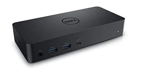 DELL D6000 Universal Dock with 130 W Adattatore, Triple 4 K display Support, USB C, Type C, HD, Ultra HD, 4 K, 5 K, USB 3.0, Gigabit Ethernet, h82ww 0dx1t 452 della bcyj