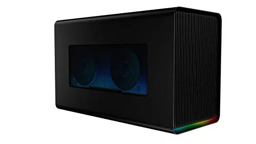 Razer Core X Chroma - Thunderbolt 3, alloggiamento Esterno per schede grafiche (EGPU) per Windows 10 e Mac - Soluzione Grafica Esterna per Computer Portatili con Illuminazione RGB Chroma