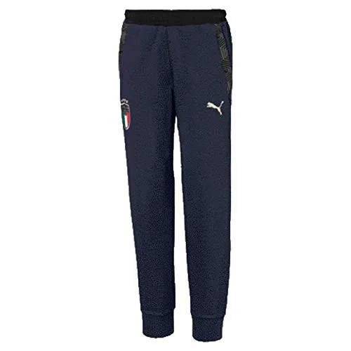 PUMA Pantalone FIGC Junior Blu 20/22 Italia 16 y Blu