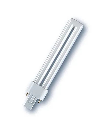 Osram Dulux S 11W/827 Lampada Fluorescente Compatta, Bianco Caldo, 2700 Kelvin