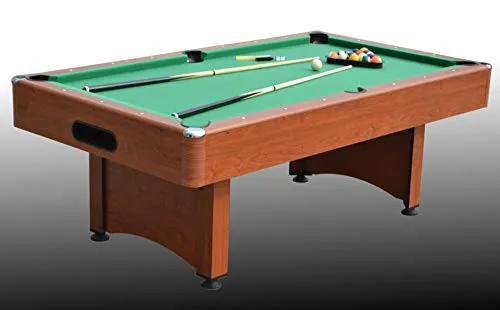 Tavolo da Biliardo trasformabile in Tavolo da Pranzo e Ping Pong - Marte (con Piano) - Carambola - (215 cm x 119 cm x 80 cm) - Completo di Tutti Gli Accessori