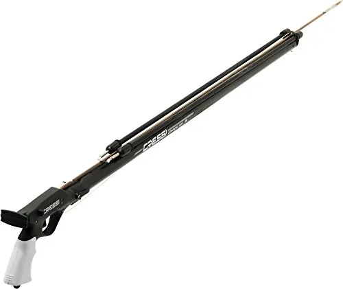 Cressi Comanche Rail, Fucile Pesca Subacquea Unisex – Adulto, Nero, 60 cm