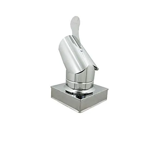 Fumaiolo gallo inox base quadra (370x370mm)