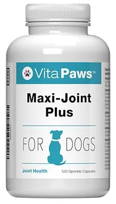 VitaPaws Maxi-Joint Plus Glucosamina 1000 mg per cani di taglia media e grande - 120 Capsule - Simply Supplements