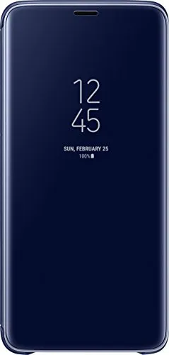 Samsung EF-ZG965CLEGWW Clear View - Custodia protettiva per Galaxy S9+, Blu