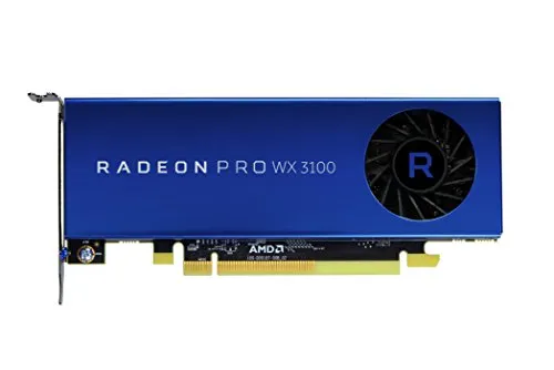 Scheda grafica AMD Radeon Pro WX3100 - 4GB GDDR5, PCIe 3.0, 1x DisplayPort, 2xMini-DisplayPorts