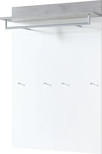 Germania 3773 gw-topix Pannello da Parete, Legno, Bianco/calcestruzzo Look, Metri, 29 x 96 x 147 cm