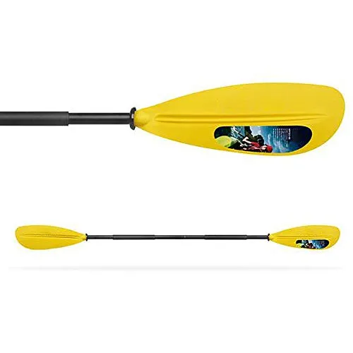 HUOFEIKE Canoe Pedalò Remi, Paddle Telescopico in Alluminio, Staccabile Kayak Pagaie per Stand Up Paddle Board Barca Kayak Canoa Zattera Surf