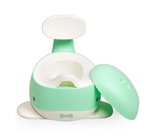 Baninni Vasino per Bambini Whale Verde Menta Riduttore Sedile WC Vasetto Water