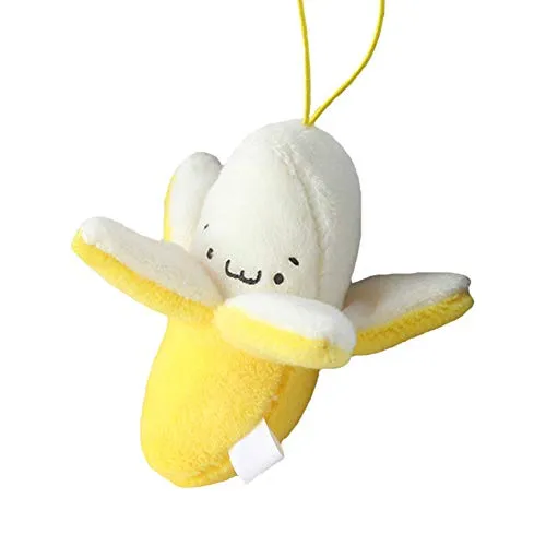 Toy Ciondolo 5pcs Peeling Banana Mini Peluche Bambola Bambola Peluche Portachiavi con Corda 8 Cm per Boy Girl Kids Toy