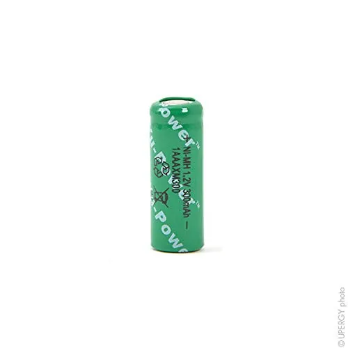 Yuasa - Batteria Ricaricabile Nimh Industria 2/3AAA 1AAAXM300 1.2V 300mAh