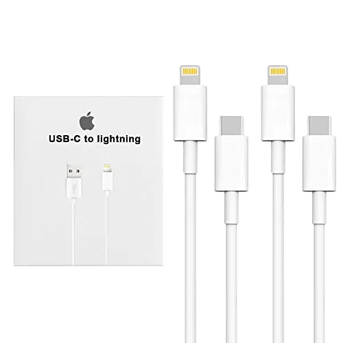 ANKUY Cavo USB C lightning apple [Certifié Apple MFi] 2pac 2M Extra USB C Cavo di Ricarica Rapida da per iPhone 14/13 Pro Max/13 mini/12 Pro Max/12 Mini/11/XS/X/8 Plus/SE/iPad