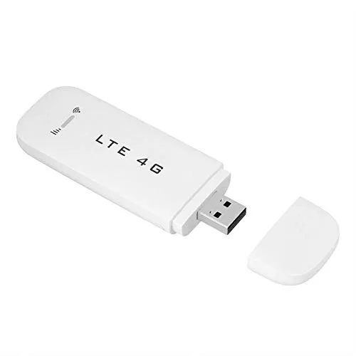 Kafuty WiFi USB 4G LTE Modem Stick WiFi, Mini Scheda di Rete USB 100 Mbps Adattatore Router WiFi Supporto TF Card per Windows 2000/2003 / XP/Vista / 7/10 Mac OS 10.4 Linux più Alto(con Funzione WiFi)