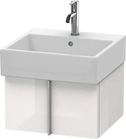 Vero Air Duravit Vero Air unità di vanità a Parete sospesa 48,4 x 43,1 cm, 1 cassetto, per Vero Air 235050, Colore (Anteriore/Corpo): Albicocca Perla lacca Lucida all'albicocca - VA612401010