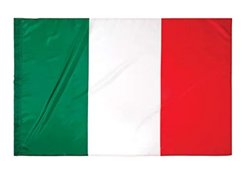 G.V. Bandiera Italia cm 90x150 Azzurri Tricolore Nazionale Italy Flag Italien Flagge Tessuto Resistente