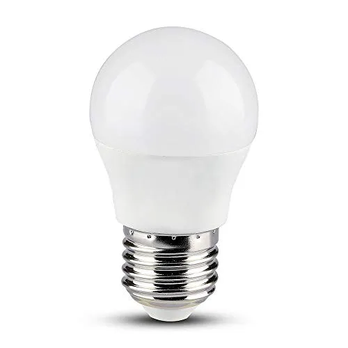 Lampadina LED V-Tac Smart VT-5124 Wi-Fi E27 4,5W MiniGlobo G45 RGB+W 4in1 Dimmerabile - SKU 2755