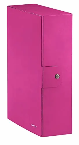 Leitz WOW cartella progetti - dim. 25 x 35 cm dorso 10 cm - Fucsia Metallizzato - 39680023