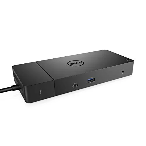 DELL WD19TB Cablato Thunderbolt 3 Nero - Base (Cablato, Thunderbolt 3, 2.0b, USB tipo-C, 10,100,1000 Mbit/s, Nero) (Ricondizionato)