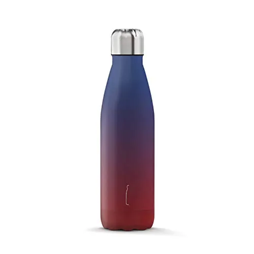 The Steel Bottle - Bottiglia termica in Acciaio Inox, Isolamento sottovuoto a doppia parete, Capacità 500 ml, Chiusura Ermetica, borraccia portatile (Night)