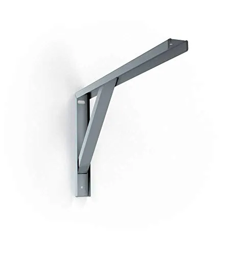 Bolis Italia robusta shelf-brackets 40 cm (zincate montato), metallizzato, taglia unica