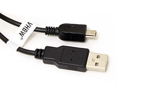 vhbw USB Cavo dati compatibile con Sony Playstation Portable PSP-1000, PSP-1004, PSP-2000, PSP-2004, PSP-3000, PSP-3004, Slim Lite console
