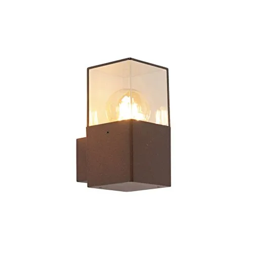 QAZQA denmark - Appliques Moderno - 1 luce - L 85 mm - Ruggine - Rustico,Moderno - Illuminazione esterna