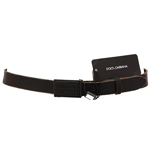 90791 cintura DOLCE&GABBANA D&G PELLE accessori uomo belts men nero [90]