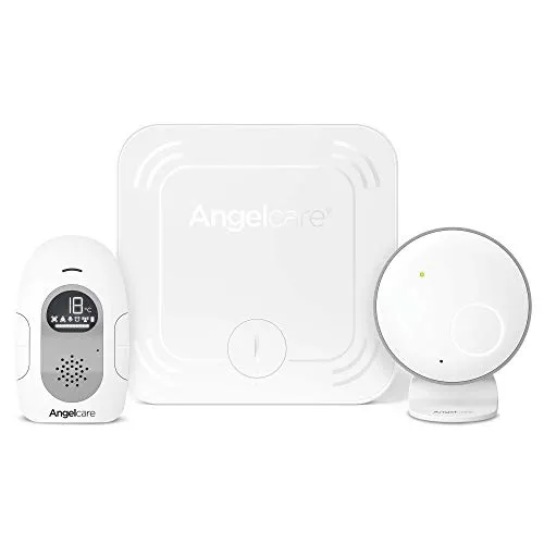 Angelcare - Babyfono con rilevatore di movimento, visualizzazione della temperatura, Bluetooth