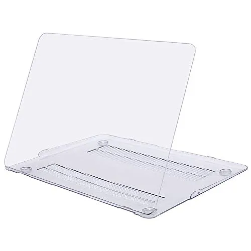 MOSISO Case Compatibile con MacBook Air 13 Pollici (Modelli: A1369 & A1466, Versione Precedente 2010-2017 Uscita), Custodia Rigid in Plastica, Chiaro/Cristallo