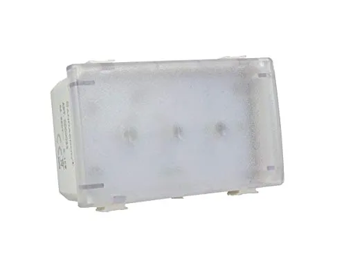 SANDASDON SD60033-1 Lampada Led Segnapasso 3M 220V Con Sensore Acustico Timer Ritardo 40 Secondi Bianco Compatibile Bticino Matix