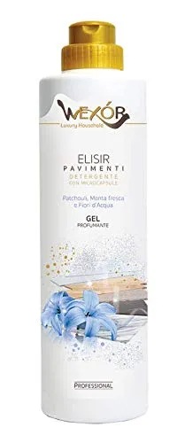 WEXOR ELISIR PAVIMENTI GEL PROFUMANTE PATCHOULI, MENTA FRESCA E FIORI D'ACQUA 750ML