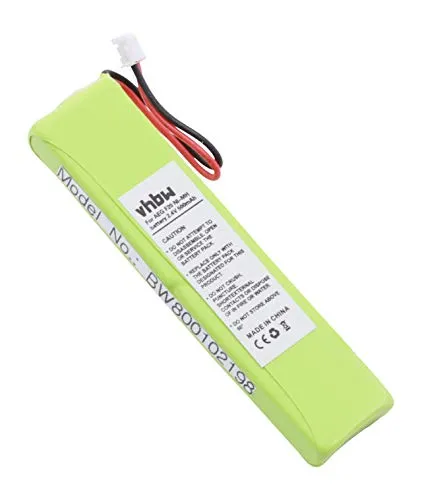 vhbw Batteria 500mAh (2.4V) per Telefono Cordless Switel DF991, DF-991 come 2SN-3/5F60H-H-JZ1.