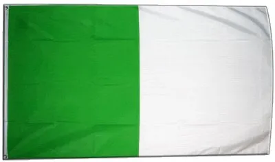 Digni Bandiera Banda Verde Bianca - 90 x 150 cm Sticker Gratis