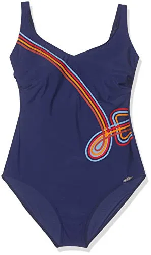 Sunflair Happy Line Costume da Bagno, Blu (Blau 26), 7D (Taglia Produttore: 46D) Donna