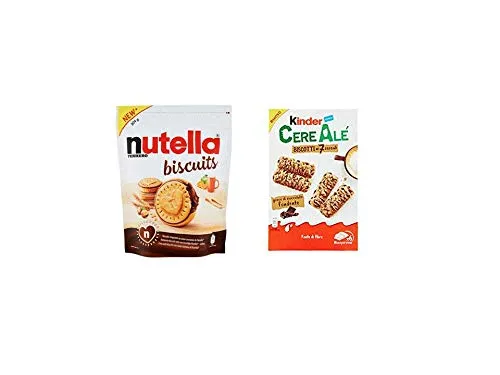 Nutella Biscuits Gr 304 + Kinder CereAlè Gr 204 Fondente